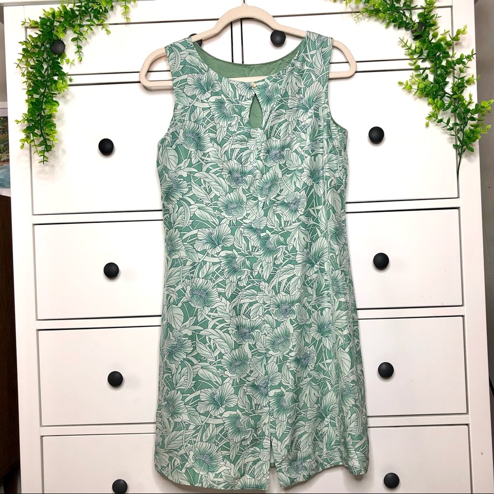 Tommy Bahama Green Floral Mini Dress